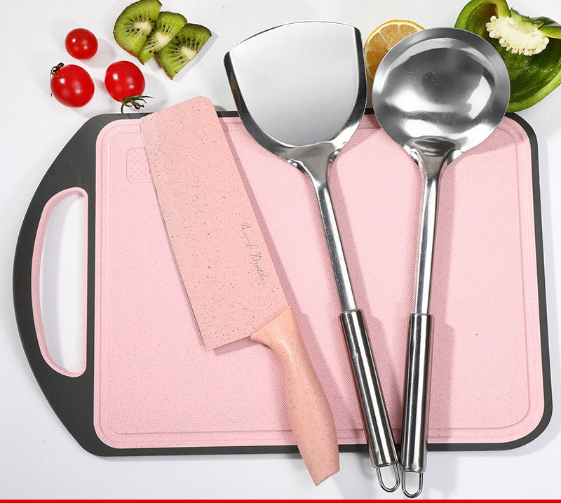 Kitchen Knife And Cutting Board Convenient Two In One Combo