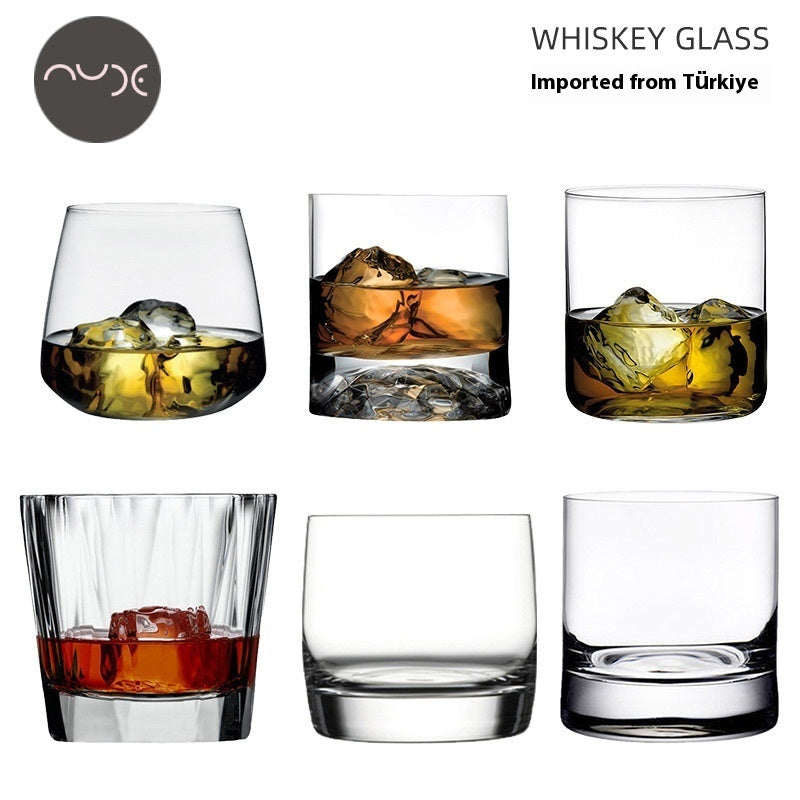 Lead Free Crystal Glass Tumbler Elegant Household Drinkware Design